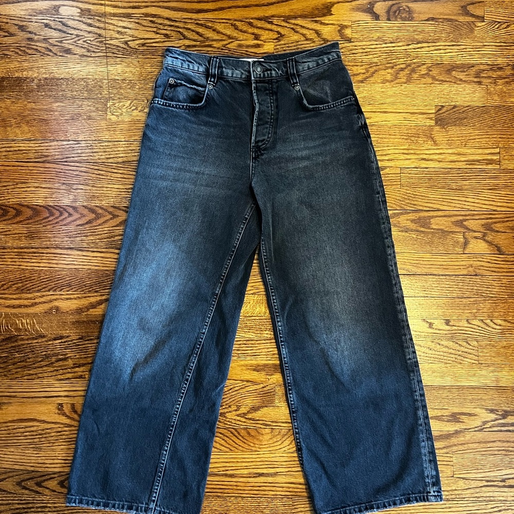 We The Free Wide Leg Cropped Jeans - Free People